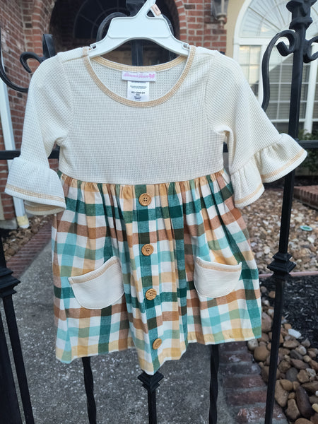 Plaid Pocket Dress | Bonnie Jean