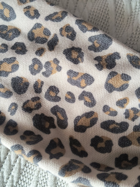 Color Blocked Leopard Shirt