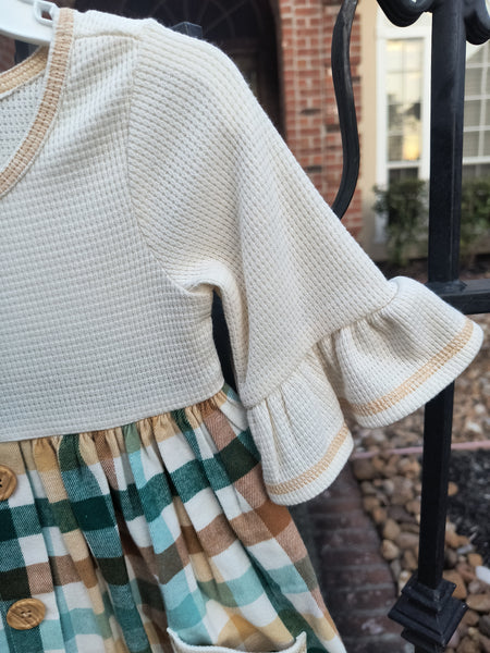 Plaid Pocket Dress | Bonnie Jean