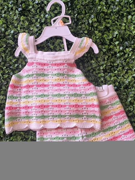 Crochet Two Piece Short Set | Little Me