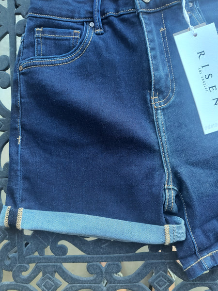 Dark Denim Shorts | Risen