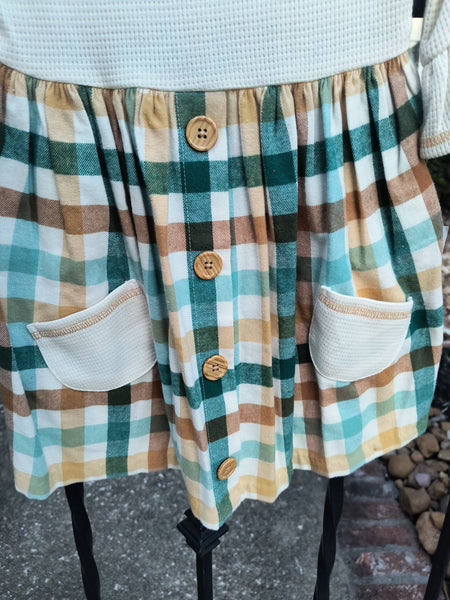 Plaid Pocket Dress | Bonnie Jean