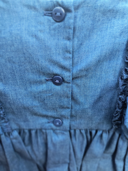 Denim Floral Tunic with Leggings | Bonnie Baby