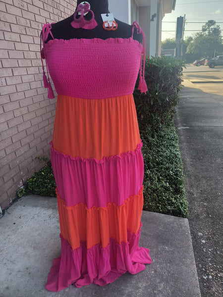 Tiered Maxi Dress