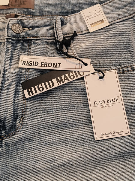Rigid Front Stretch Back Denim Shorts | Judy Blue