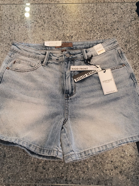 Rigid Front Stretch Back Denim Shorts | Judy Blue