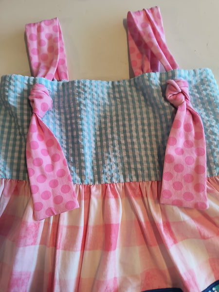 Happy Camper Appliqued Dress | Millie Jay