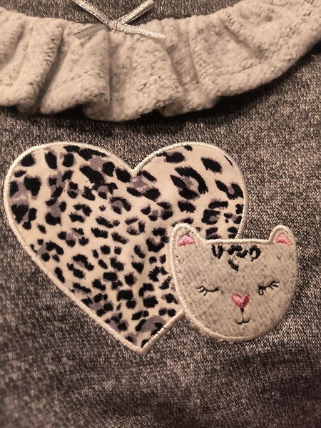 Leopard Heart and Cat Legging Set | Bonnie Baby W14201-PL