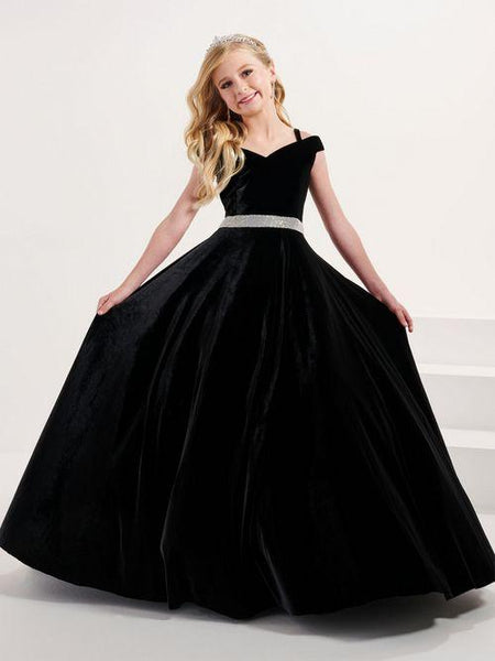 Light weight Velvet and Rhinestone Ballgown | Tiffany Princess 13705 size 12 in stock