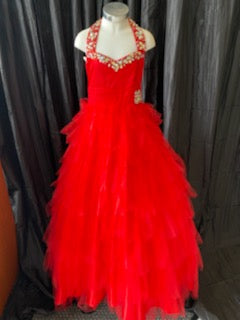 Tiffany Red Pageant Dress