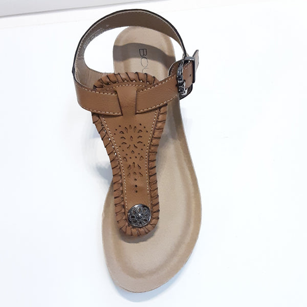 Wedged Thong Buckle Sandal | Boutique by Corkys Knock Down