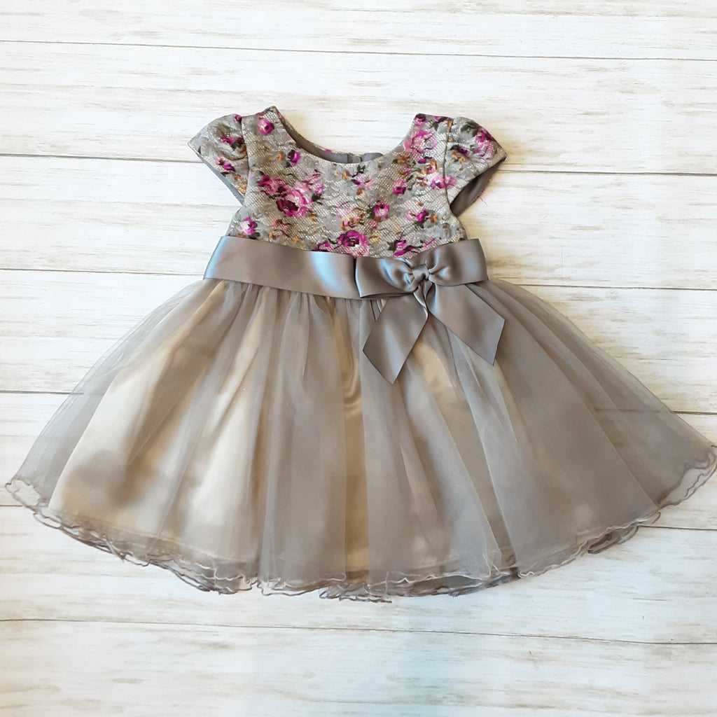 Bonnie Baby 2 Piece Floral Dress