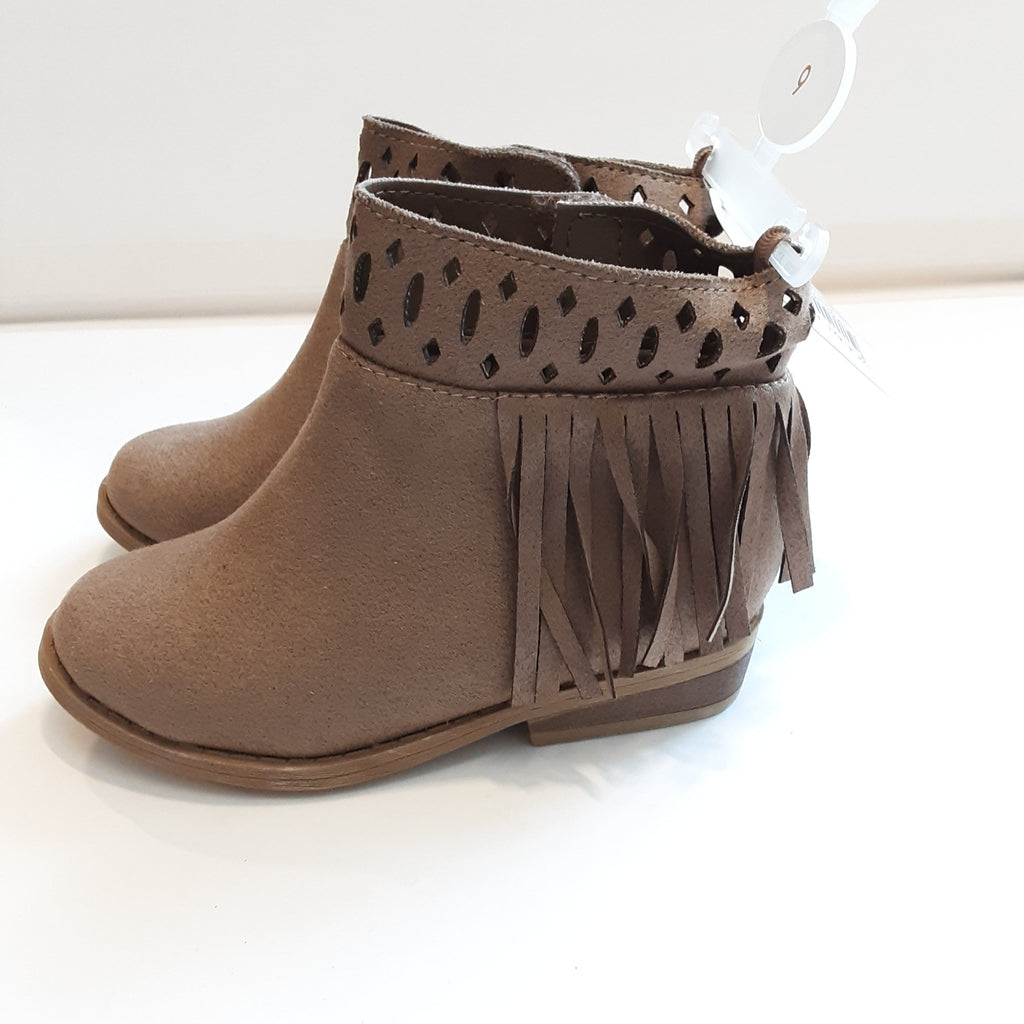 Baby Deer Suede Cloth Ankle Bootie
