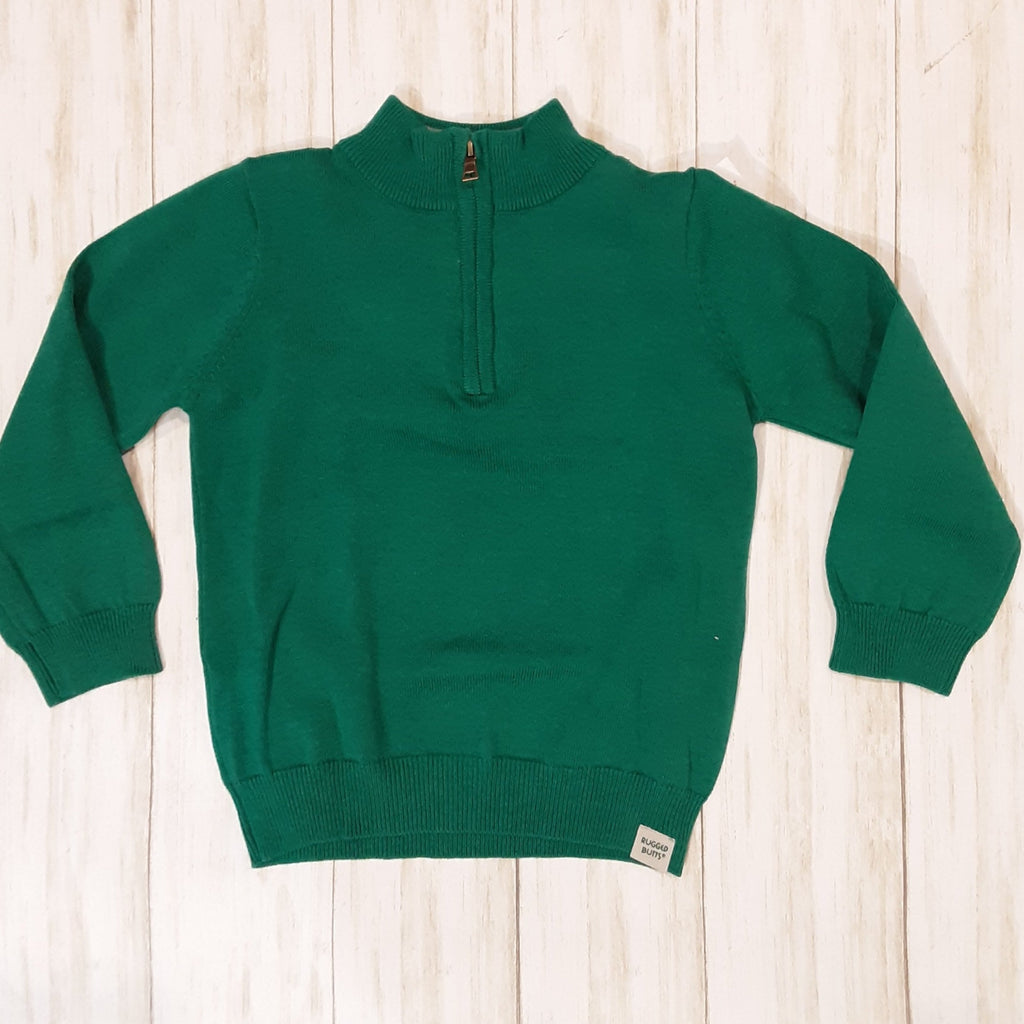 Toddlers Zip Front Pullover Sweater