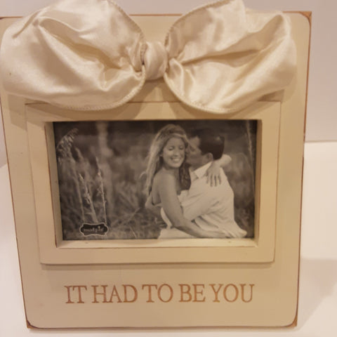 It Had to Be You Picture Frame |Mud Pie