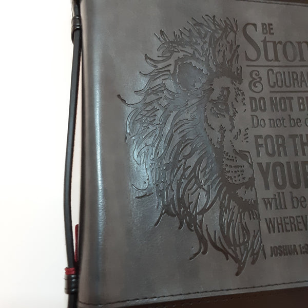 Be Strong and Courageous...Bible Cover
