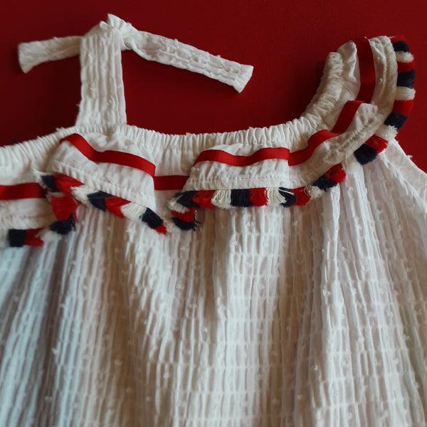 Red White & Blue Toddler Sundress | Bonnie Jean