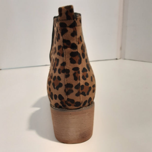 Leopard Print Split Bootie | Boutique by Corkys Sheild