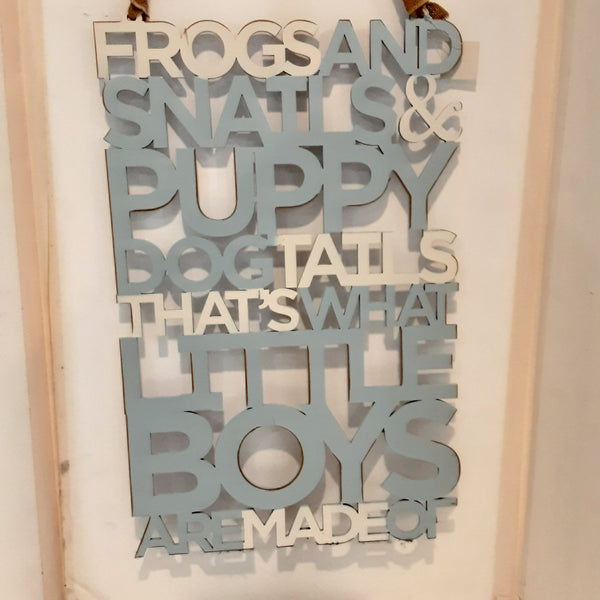 Frogs Snails and Puppy Dog Tails | Mud Pie