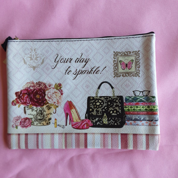 Your Day to Sparkle Cosmetic  Bag