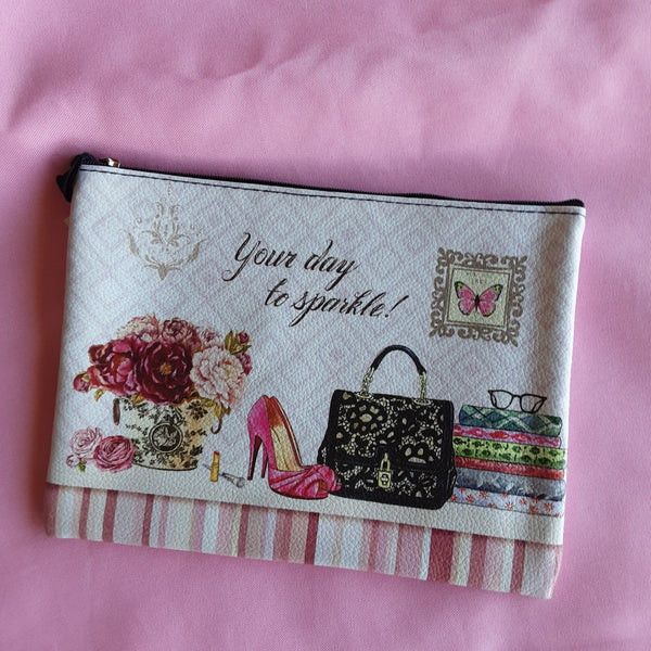 Your Day to Sparkle Cosmetic  Bag
