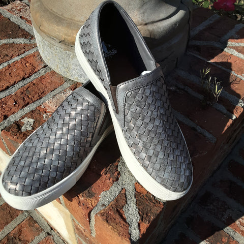 Brushed Bronze Woven Slip On