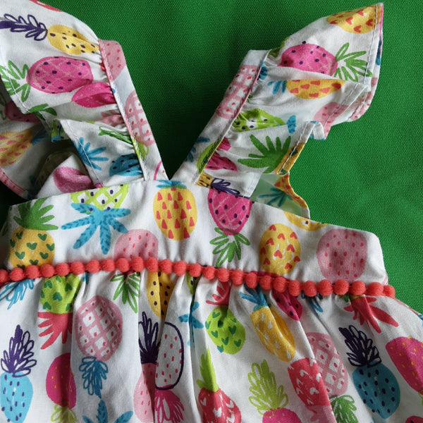 Pineapple Print Sundress and Bloomers | Bonnie Baby