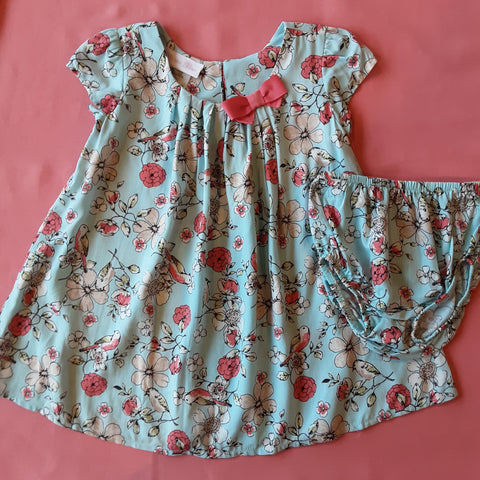 Floral Dress and Bloomers