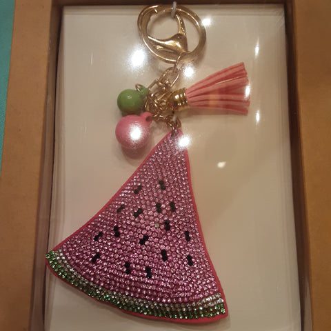 Watermelon Key Fob with Tassel | Simply Southern