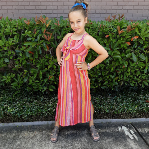 Stripe Maxi Sundress