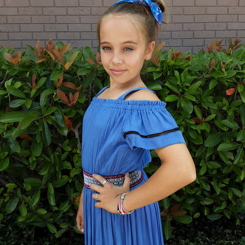 Off Shoulder High Low Dress