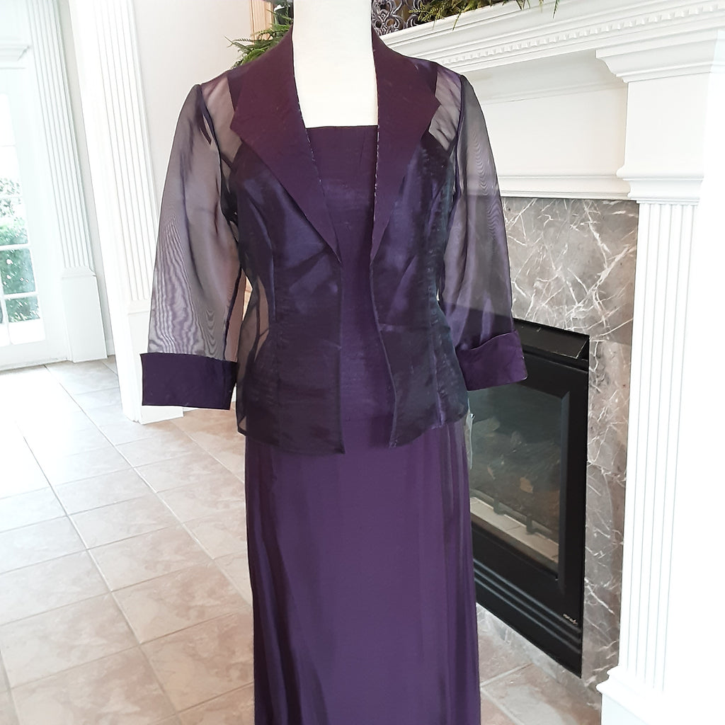 sheer jacket for evening dress Embellished Sheer Jacket in Black