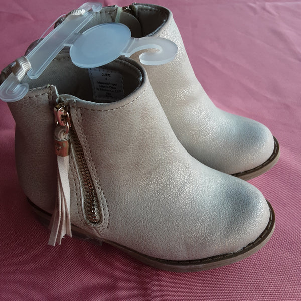 Baby Deer Shimmer Ankle Bootie