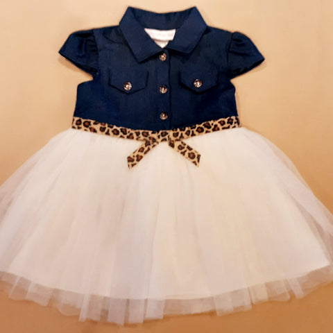 Denim and Tulle Party Dress