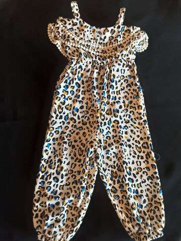 Leopard Long Romper Toddler