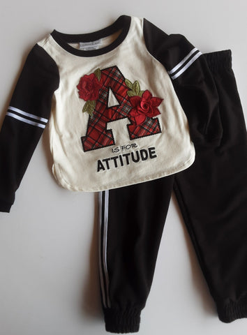 A is for Attitude Jogger Set