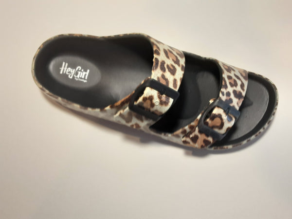 Waterslide Sandals - Leopard | Corkys