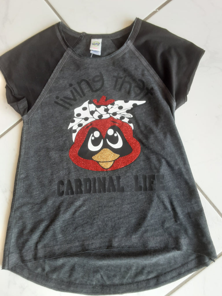 "Living the Cardinal Life" Cardinal Headband T-shirt