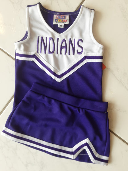 Cheerleader Uniform & Bloomers - Indians