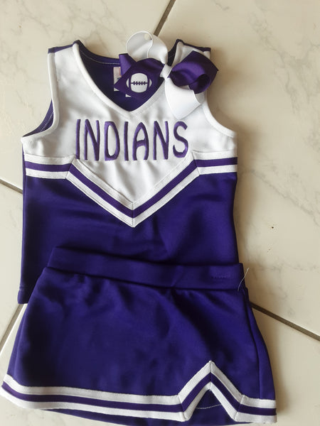 Cheerleader Uniform & Bloomers - Indians