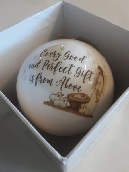 Baby's First Christmas Ornament Gift Boxed