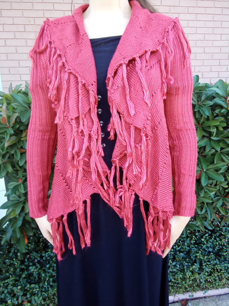 Fringe cardigan