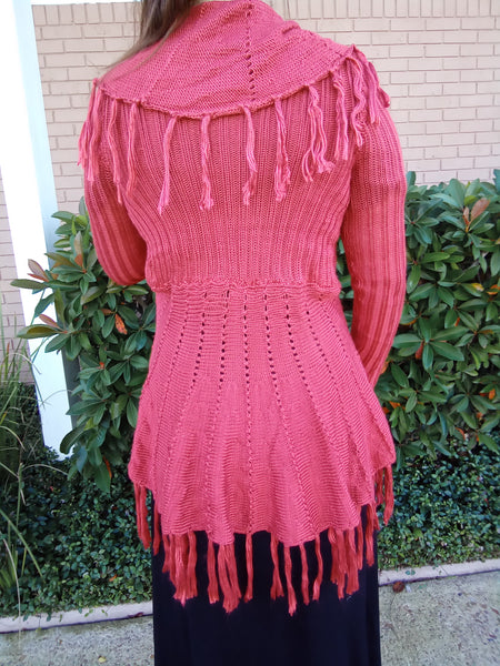 Fringe cardigan