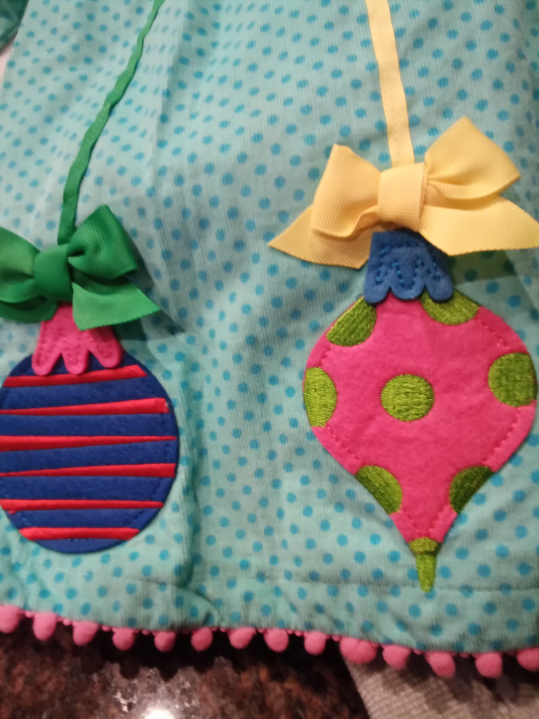 Christmas Ornament Dress | Mud Pie The Classy Peacock Christmas Ornament Dress | Mud Pie The Classy Peacock