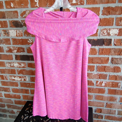 Parsley & Sage Off Shoulder Pink Top