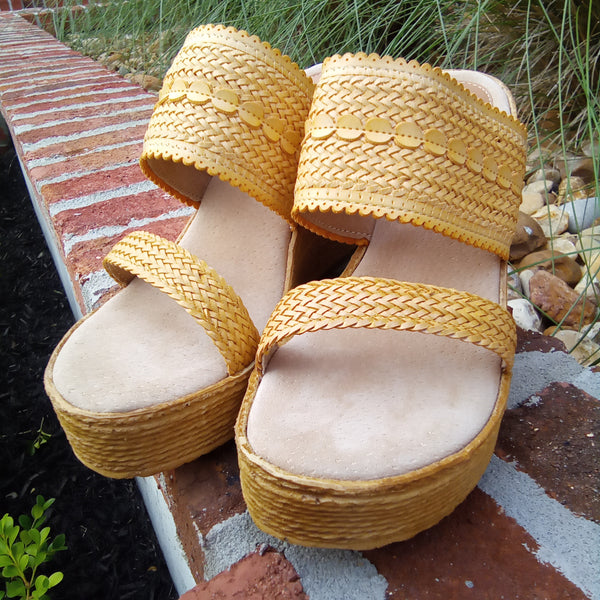 Woven Strap Platform Wedge Sandal | Sbicca Anatase