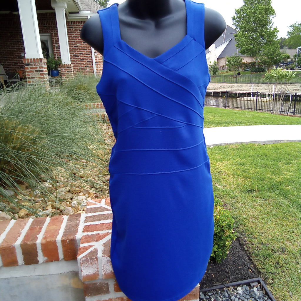 Fitted Royal Blue Bandage Dress Fitted Royal Blue Bandage Dress