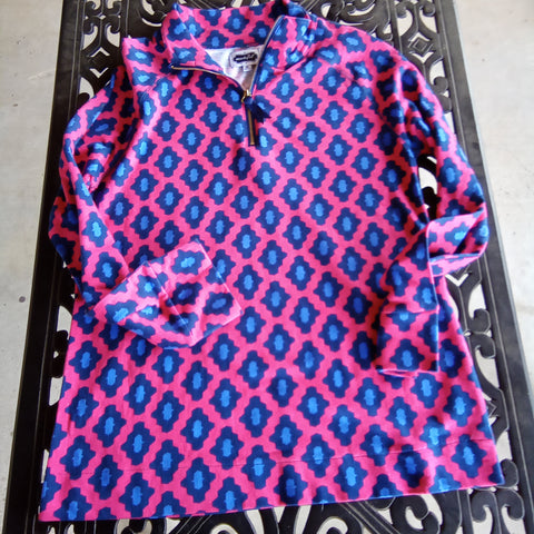 Mud Pie Pullover Zip Shirt