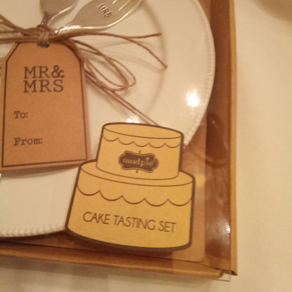 Mr & Mrs Cake Tasting Set | Mud Pie