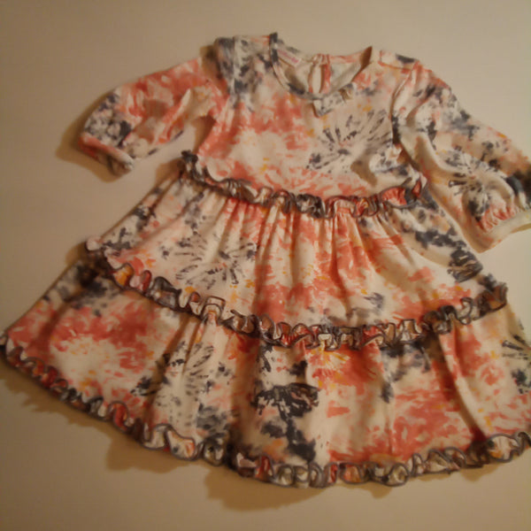 Toddler Tiered Tie Dye Dress | Bonnie Jean